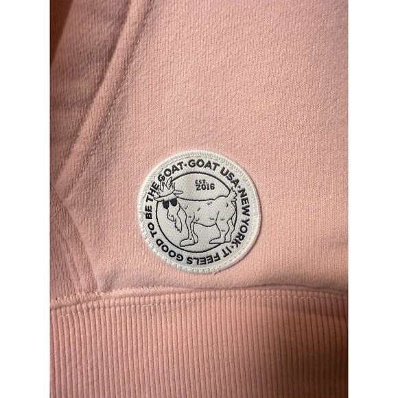 GOAT USA OG Hooded Sweatshirt Pink Size Large Womens - Picture 4 of 11
